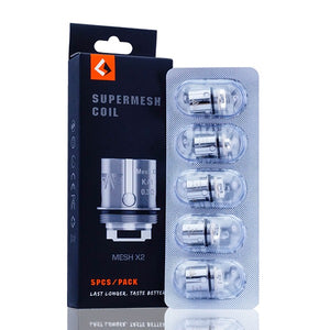 GeekVape Super Mesh & IM Replacement Coils (Pack of 5) - Super Mesh X2 Coil With Packaging