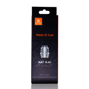 GeekVape Mesh Z1 KA1 0.4 ohm Replacement Coils (Pack of 5) | For the Zeus Tank Packaging