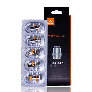 GeekVape Mesh Z2 KAI 0.2 ohm Replacement Coils (Pack of 5) | For the Zeus Tank - With Packaging
