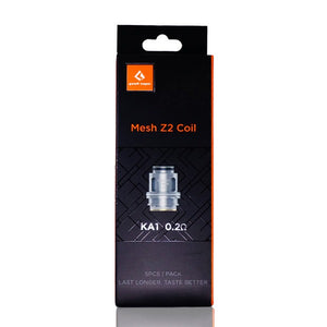 GeekVape Mesh Z2 KAI 0.2 ohm Replacement Coils (Pack of 5) | For the Zeus Tank - Packaging