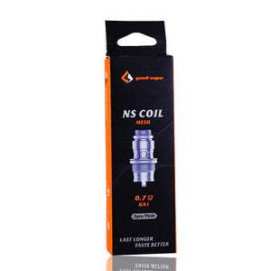 GeekVape NS Replacement Coils (Pack of 5) 0.7 packaging only