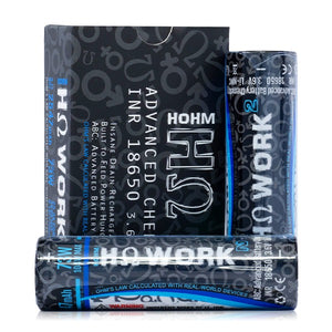 Hohm Tech Hohm Work 18650 Battery | 2547mAh | 25.3A | 2-Pack - With Packaging