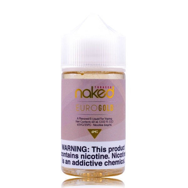 Euro Gold by Naked 100 Tobacco 60ml Bottle