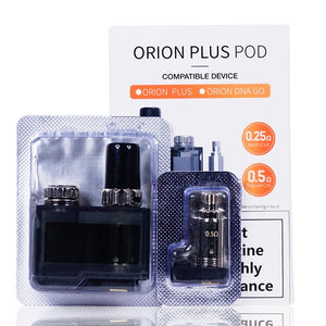 Lost Vape Orion Plus DNA Pod Cartridge Pack (Includes 2 Coils) with packaging