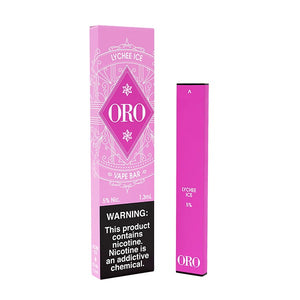 Oro Disposable | 300 Puffs | 1.3mL Lychee Ice 5% with Packaging