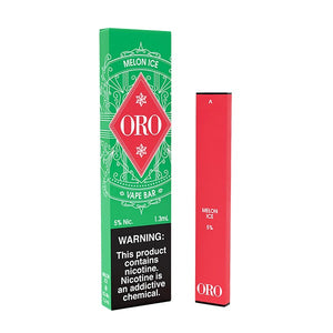 Oro Disposable | 300 Puffs | 1.3mL Melon Ice 5% with Packaging