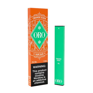 Oro Disposable | 300 Puffs | 1.3mL Orange Soda 5% with Packaging