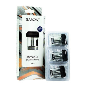 SMOK MICO Replacement Pod Cartridges (Pack of 3) 1.0 ohm with packaging