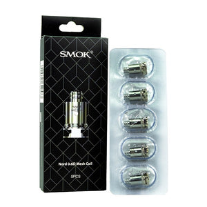 SMOK Nord Replacement Coils (Pack of 5) - Nord 0.6ohm Mesh Coil With Packaging