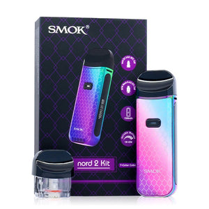 SMOK Nord 2 Kit 40w 7 Color Cobra with Packaging