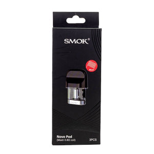 SMOK NOVO Refillable Pod Cartridge (Pack of 3) Mesh Coil Pod 0.8ohm Packaging