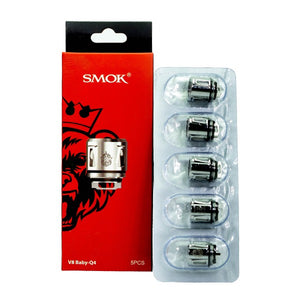SMOK V8 Baby RBA Build Deck Coil (Pack of 1) Baby Q4 0.4ohm Quadruple with packaging