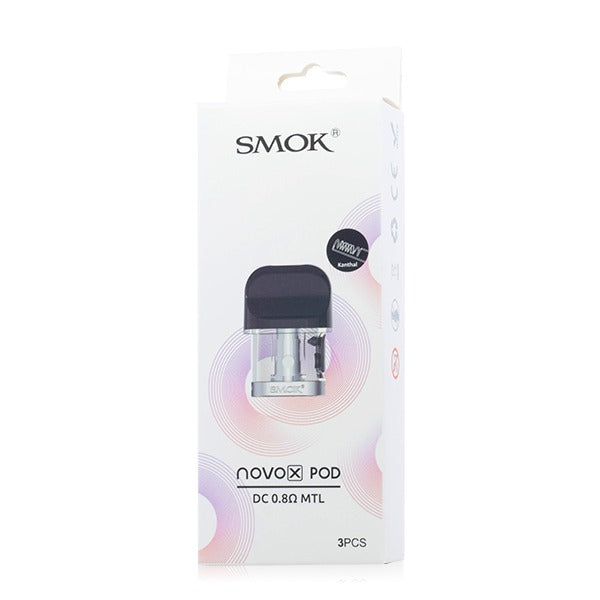 SMOK Novo X Replacement Pods (3-Pack) Box