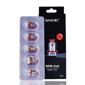SMOK RPM40 Replacement Coils (Pack of 5) - RPM Coil Quartz 1.2ohm with packaging