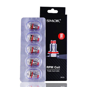 SMOK RPM40 Replacement Coils (Pack of 5) - RPM Coil Triple Coil 0.6ohm