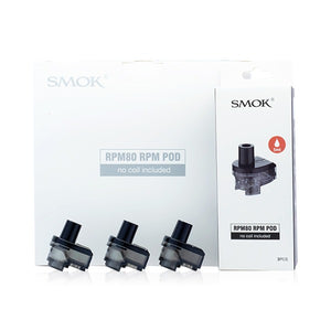 SMOK RPM 80 Pods (3-Pack) group photo with packaging