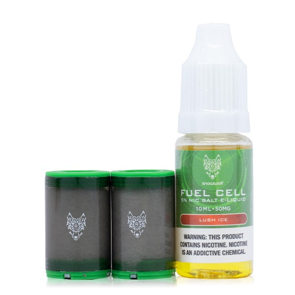 SnowWolf Fuel Cell Replacement Pods (2 Pods + 10mL Juice) Lush Ice