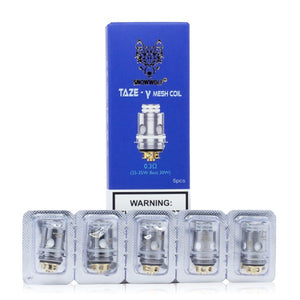SnowWolf Taze Coils (5-Pack) 0.3 ohm with packaging