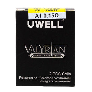 Uwell Valyrian Replacement Coil ( Pack of 2) Packaging