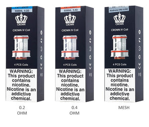Uwell Crown 4 Replacement Coils (Pack of 4) - Group Photo Packaging