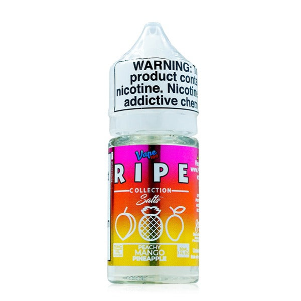 Peachy Mango Pineapple By Vape 100 Ripe Collection Salts 30ml