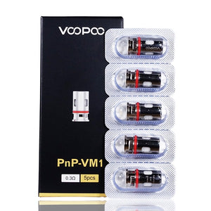 VooPoo PnP Replacement Coils (Pack of 5) PnP VM1 0.3ohm with Packaging