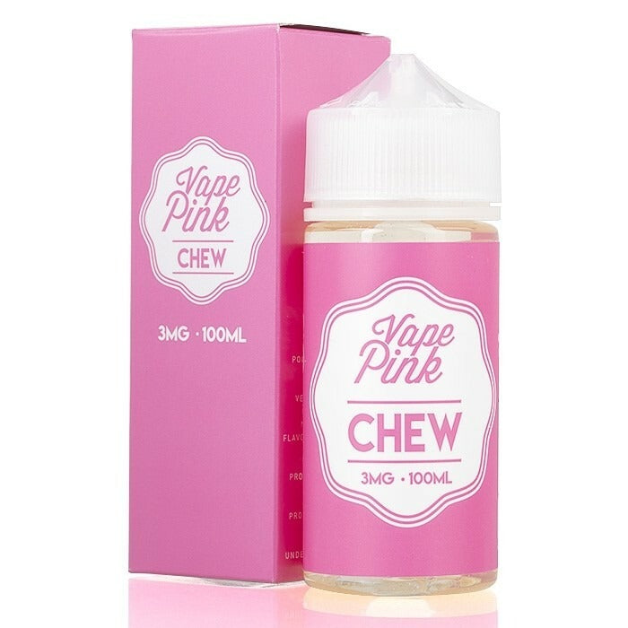 Chew by Vape Pink E-Liquid 100ml with Packaging