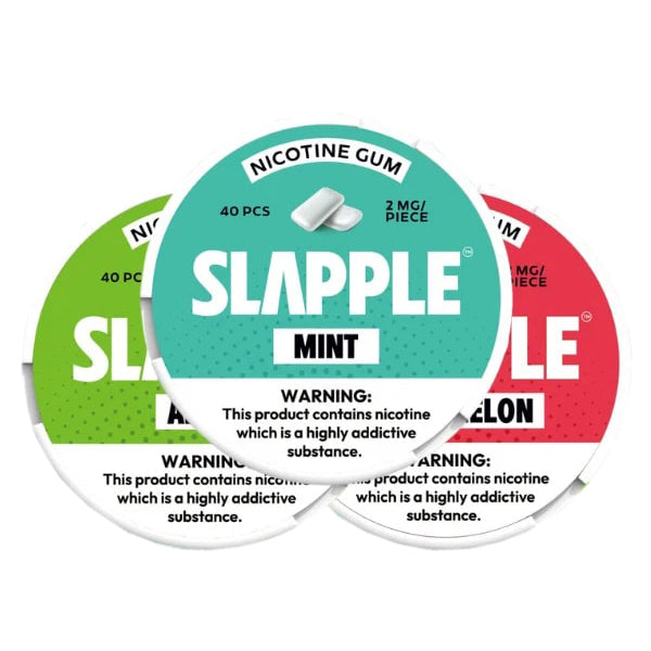 Slapple (DSPLY 5pc)(Nic Gum)(40ct Can)(SAS) group photo