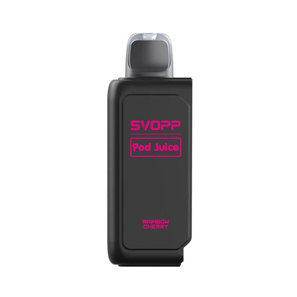 SVOPP Pod Juice E-Cig Disposable 30000 Puff 13mL 50mg rainbow cherry