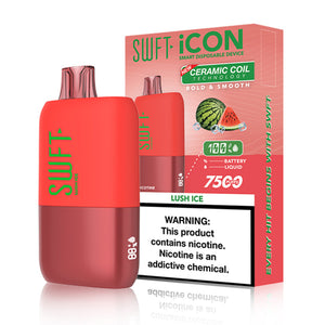 SWFT Icon 7500 Puffs 17mL 50mg Disposable lush ice with packaging