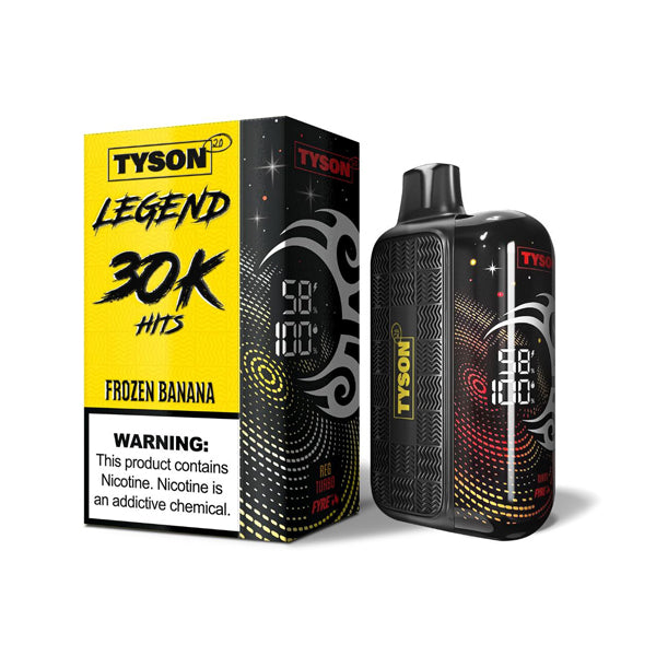 Tyson 2.0 Legend Disposable frozen banana with packaging