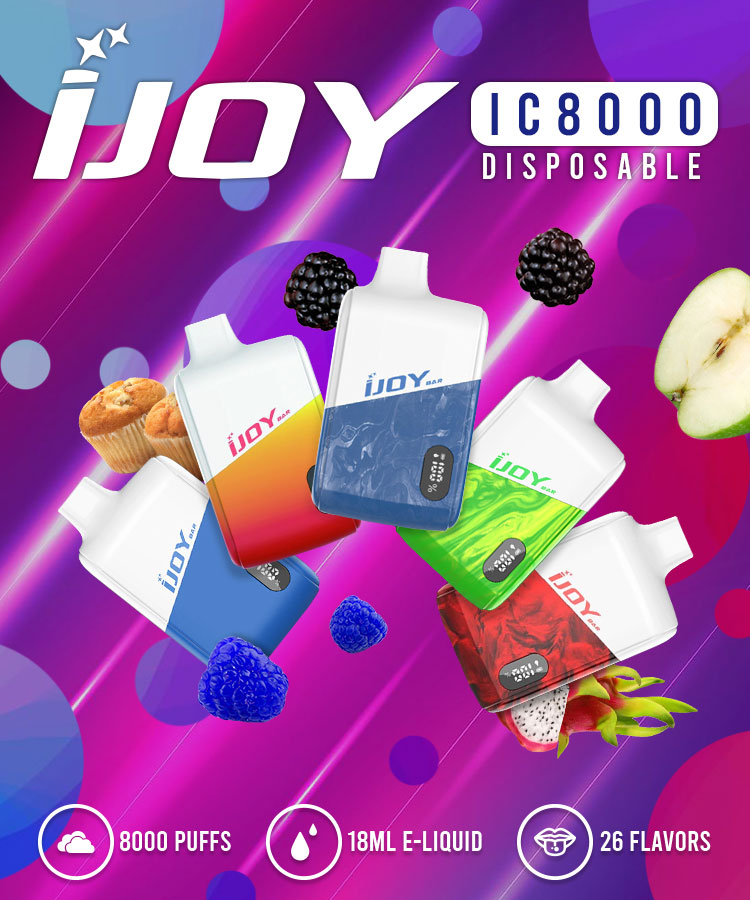 IJoy Bar IC8000 Disposable 8000 Puffs 18mL 50mg | MOQ 5