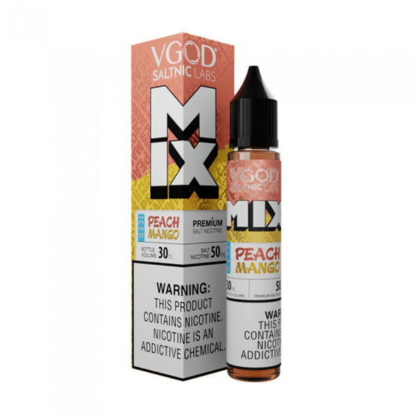 Iced Peach Mango | VGOD Salts | 30mL with packaging