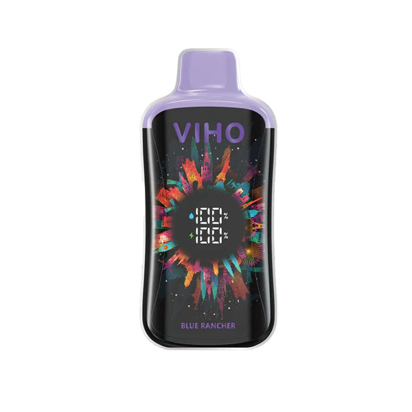 Viho Super Charge PRO E-Cig Disposable 20000 Puffs 21mL 50mg blue rancher