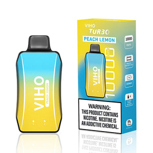 Viho Turbo Disposable peach lemon with packaging