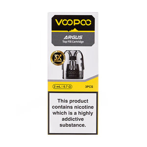 Voopoo Argus Replacement Pods top fill 2mL 0.7ohm packaging