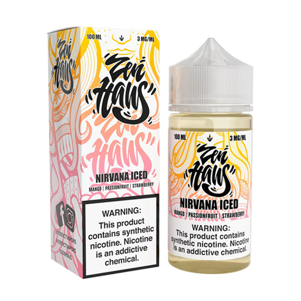 Nirvana Ice Zen Haus 100mL with packaging