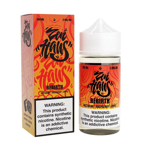 Rebirth Zen Haus 100mL with packaging