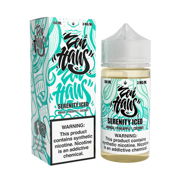 Serenity Ice Zen Haus 100mL with packaging