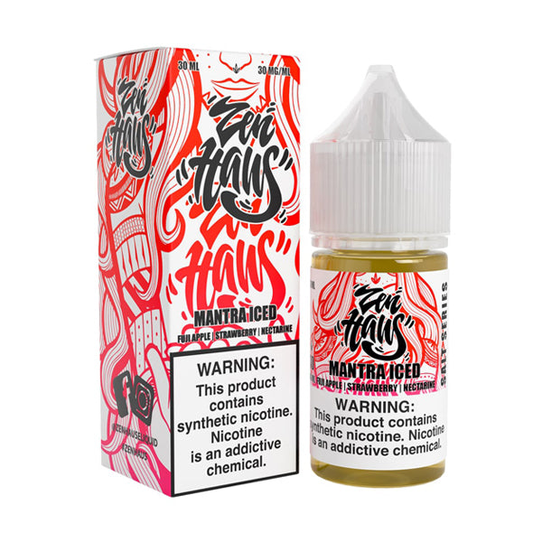 Mantra Ice Zen Haus Salts 30mL with packaging