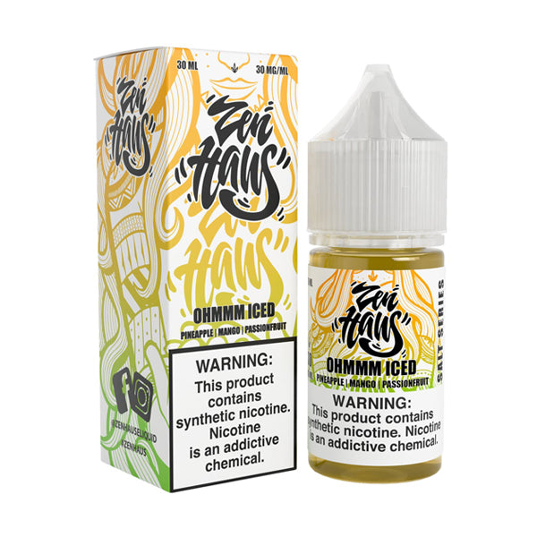 Ohmmm Ice Zen Haus Salts 30mL with packaging