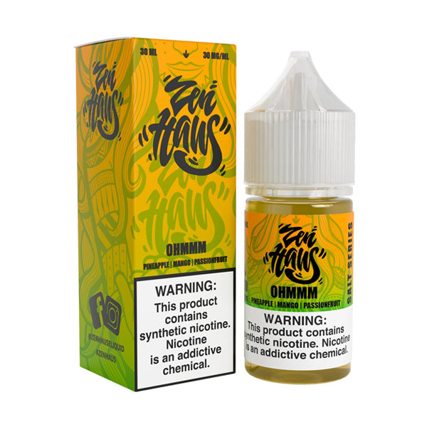 Ohmmm Zen Haus Salts 30mL with packaging