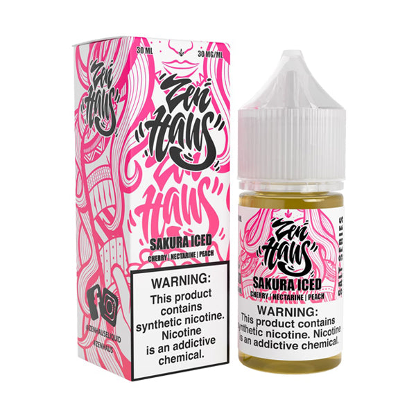 Sakura Ice Zen Haus Salts 30mL with packaging