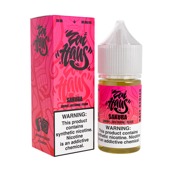 Sakura Zen Haus Salts 30mL with packaging
