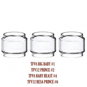 Smok TFV8/9 Big Baby Beast Replacement Glass | 1-Pack Group Photo