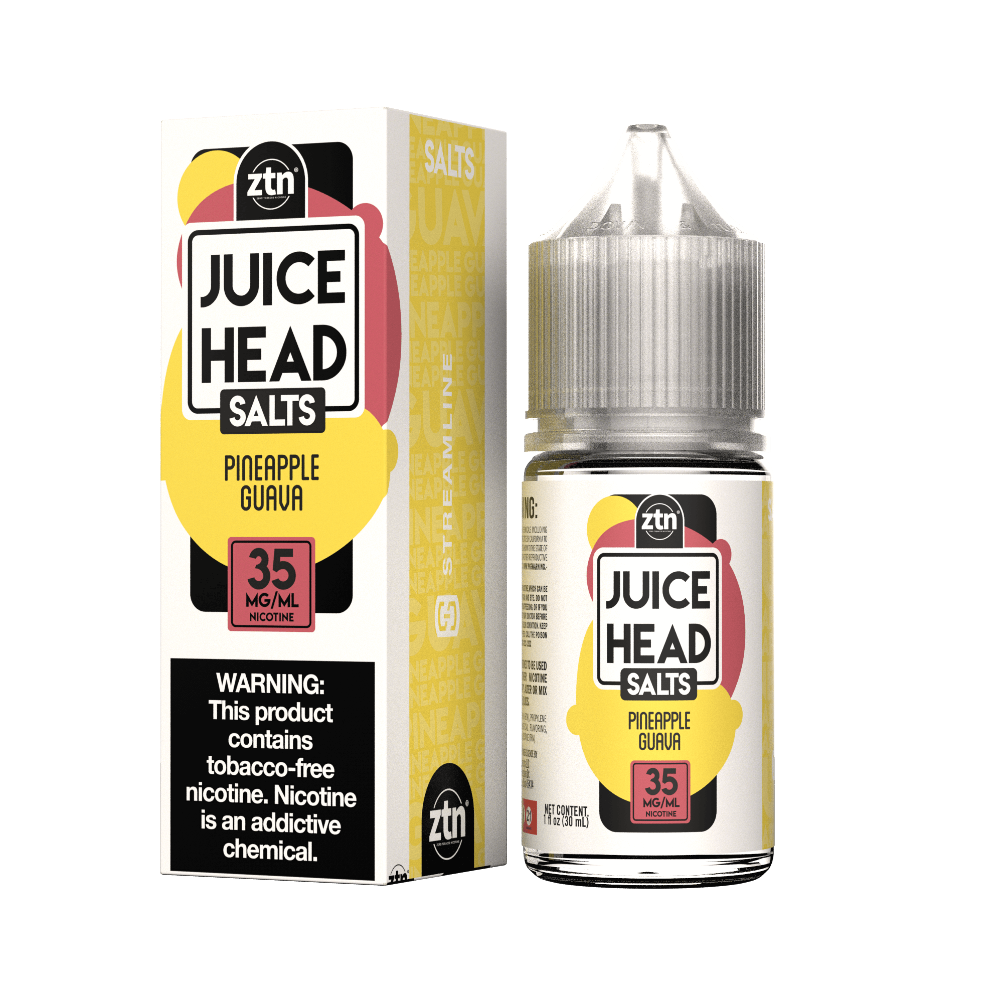 Pineapple Guava (ZTN) - Juice Head 35 mg Salts 30mL With Packaging