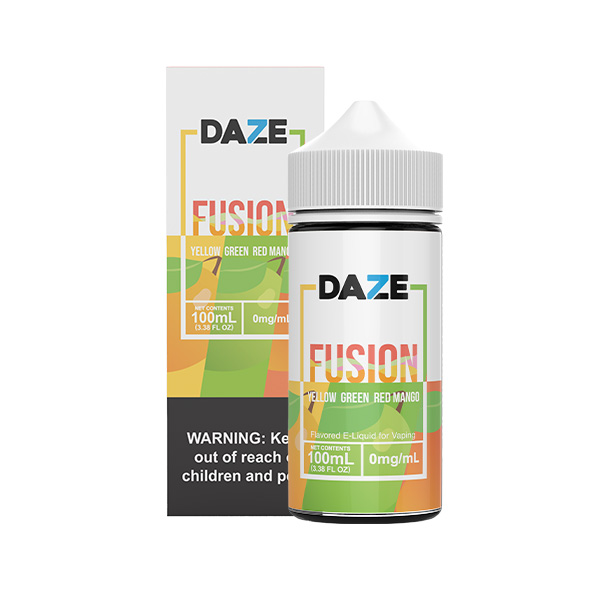 Yellow Green Red Mango by 7Daze Fusion 100mL With Packaging