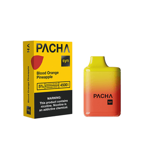 Charlies – Pachamama Syn Disposable | 4500 Puffs | 12mL Blood Orange Pineapple with Packaging