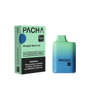 Charlies – Pachamama Syn Disposable | 4500 Puffs | 12mL Grapple Berry Ice with Packaging