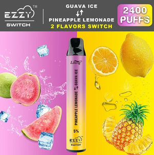 Ezzy Switch Disposable | 2400 Puffs | 6.5mL Guava Ice Pineapple Lemonade 5%